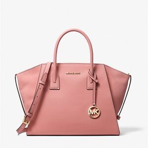 Michael Kors Pink Satchel with Structured Design